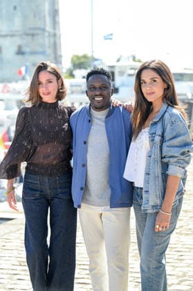 La Rochelle TV Fiction Festival 2026 Photocall September 19 La Rochelle TV Fiction Festival 28th edition of the La Rochelle TV Fiction Festival Photocall for Presque normal Sophie Frison, Kody Kim, Naïma Rodric 459780 2026 09 19 France  Copyright: xBarbaraxNeymanx xStarfacex STAR_459780_639