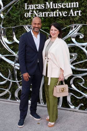 September 19, 2026, Los Angeles, California, USA: (L-R) Keegan-Michael Key and Elle Key at the Lucas Museum of Narrative Art Opening Night at the Lucas Museum of Narrative Art on Saturday September 19, 2026 in Los Angeles, California. BURT HARRIS BNS PI Los Angeles USA  - ZUMAp124 20260919_zaa_p124_090 Copyright: xBurtxHarrisx