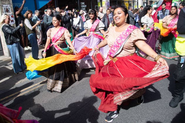 Brick lane Festival 2026 at Brick Lane, London, UK - Sunday 20 September 2026 Performers take part in a parade as part of the Annual Brick lane Festival 2026 in Brick Lane, London, England, UK on Sunday 20 September, 2026., Credit:Justin Ng Avalon UK, England, London, Brick Lane Copyright: xJustinxNgx xAvalonx 1136716816