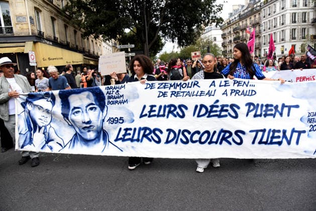 Demonstration Against Police Violences and Impunity - Paris March against the bill dubbed the permis de tuer (license to kill), which would grant police and gendarmes a presumption of legitimate self-defence when using firearms, called by a coalition including Amnesty International France, the Ligue des droits de l Homme (Human Rights League) and the SAVE collective, in Paris, on September 20, 2026. Photo by Alain Apaydin ABACAPRESS.COM Paris France  Copyright: xApaydinxAlain ABACAx