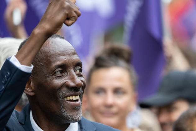 Demonstration Against Police Violences and Impunity - Paris Bally Bagayoko, LFI mayor of Saint Denis takes part in a march against the bill dubbed the permis de tuer (license to kill), which would grant police and gendarmes a presumption of legitimate self-defence when using firearms, called by a coalition including Amnesty International France, the Ligue des droits de l Homme (Human Rights League) and the SAVE collective, in Paris, on September 20, 2026.Photos by Jeremy Paoloni ABACAPRESS.COM Paris France  Copyright: xPaolonixJeremy ABACAx