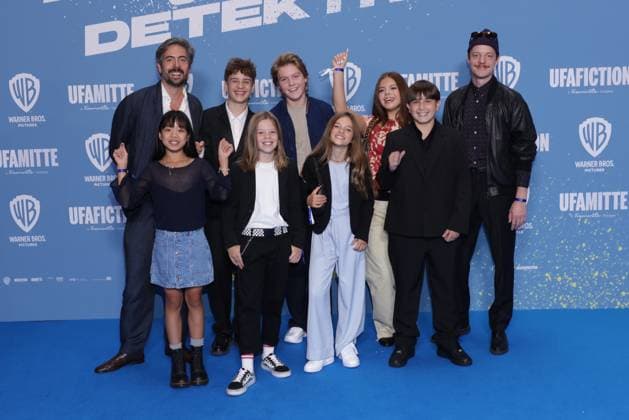 Emil und die Detektive David Dietl, Ai Vy Bui, Bela Louis Plass, Lara Toni Lüdders, Camille Moltzen, Nicholas Jonah Peter, Zaide Kayaci, Kilian Kasa, Merlin Sandmeyer Premiere Emil und die Detektive im Kino in der Kulturbrauerei, Berlin Datum: 20.09.2026 Copyright: xEventpress Kratschx
