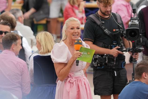 ZDF-Fernsehgarten 2026. Andrea Kiwi Kiewel im ZDF Fernsehgarten mit dem Motto Oktoberfest am 20.09.2026 in Mainz. Mainz ZDF Fernsehgarten Rheinland-Pfalz