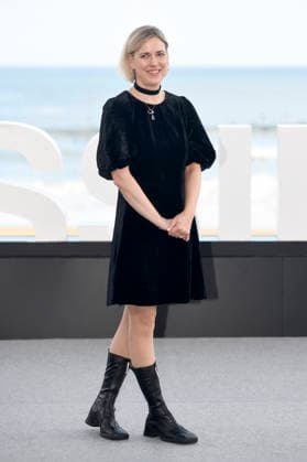 Ulrike Tony Vahl beim Photocall zum Kinofilm Krux auf dem 74. Internationalen Filmfestival San Sebastian Festival Internacional de Cine de San Sebastian auf der Kursaal Terasse. San Sebastian, 20.09.2026