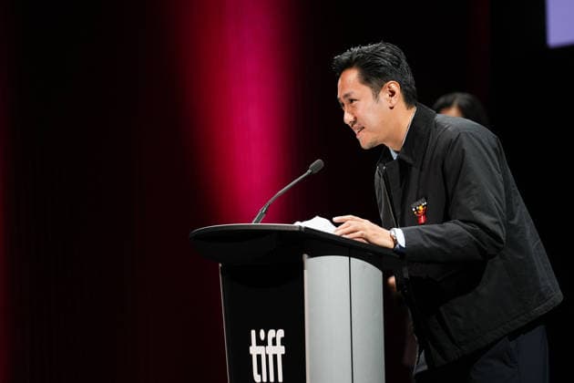 2026 Toronto International Film Festival - Awards Press Conference TORONTO, CANADA - SEPTEMBER 20 : Theja Rio speaks on stage after receiving the Platform Prize for Angh at the 2026 Toronto International Film Festival in Toronto, Ontario, Canada on September 20, 2026. Mert Alper Dervis Anadolu Ontario Canada. Editorial use only. Please get in touch for any other usage.  Copyright: x2026xAnadoluxMertxAlperxDervisx
