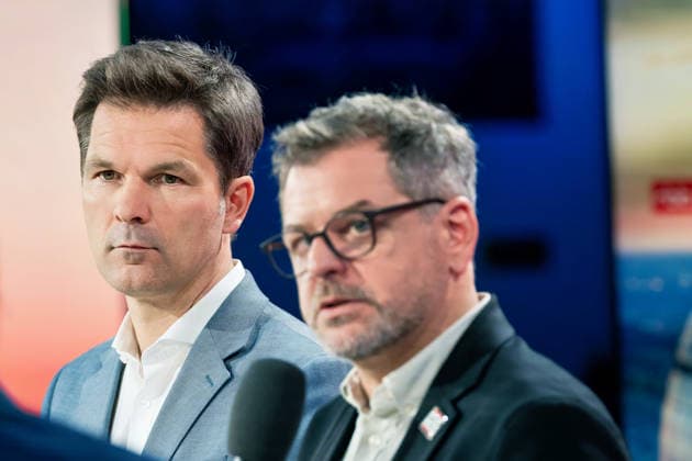 Berlin,20.09.2026, am heutigen Sonntag findet die Wahl zum 20. Abgeordnetenhaus von Berlin sowie den Bezirksverordnetenversammlungen statt. Steffen Krach SPD sowie Werner Graf Grüne zu Gast in der RBB Abendschau