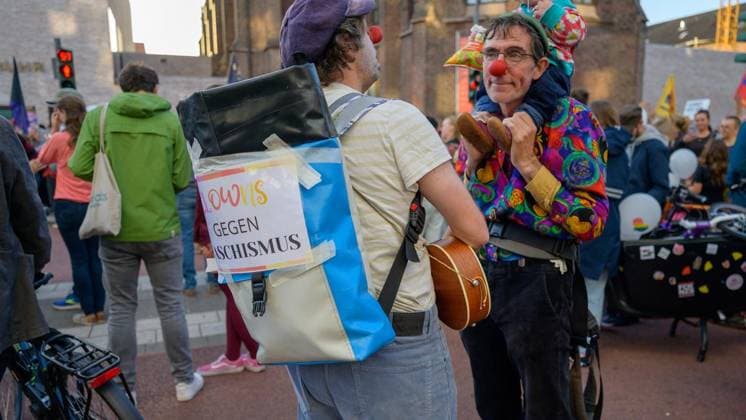 Bochum: Bochum bleibt bunt - für ein gutes Leben für alle - Demozug gegen AfD ** NUR FÜR REDAKTIONELLE ZWECKE ** EDITORIAL USE ONLY **<p>Demozug gegen die AfD am Sonntag, den 20. September 2026 in Bochum. Deutschland NRW Bochum Copyright: UwexErnst