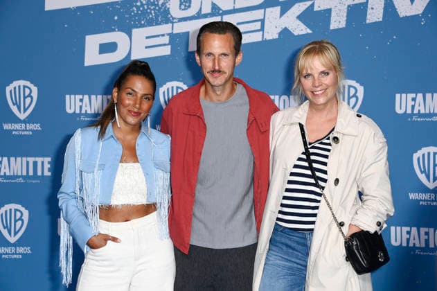 Amy Mußul, Johannes Hendrik Langer und Melanie Marschke bei der Premiere des Kinofilms Emil und die Detektive im Kino in der KulturBrauerei. Berlin, 20.09.2026