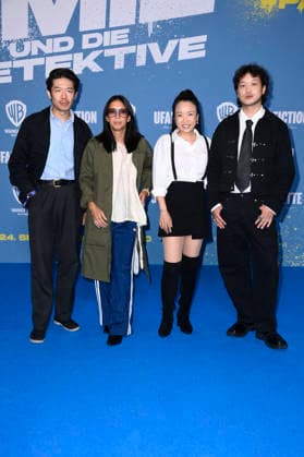 Yung Ngo, Minh-Khai Phan-Thi, Trang Le Hong und Viet Pham bei der Premiere des Kinofilms Emil und die Detektive im Kino in der KulturBrauerei. Berlin, 20.09.2026