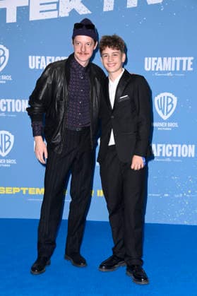 Merlin Sandmeyer und Nicholas Jonah Peter bei der Premiere des Kinofilms Emil und die Detektive im Kino in der KulturBrauerei. Berlin, 20.09.2026