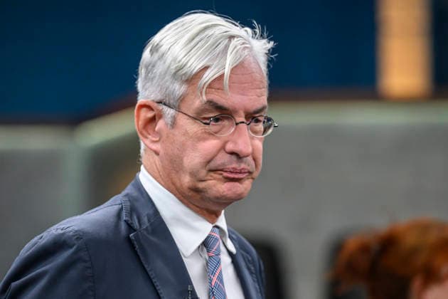 im Bild v.l.: Mathias Middelberg, Mitglied im CDU-Präsidium, GER, Berlin, Studio, zu Gast bei - Caren Miosga, Polittalk, TV, Format, Das Erste, aus Berlin Adlershof - am Studio 20, Thema: Nach den Wahlen in Berlin und Mecklenburg-Vorpommern, 20.09.2026, Copyright: HMBxMedia UwexKoch