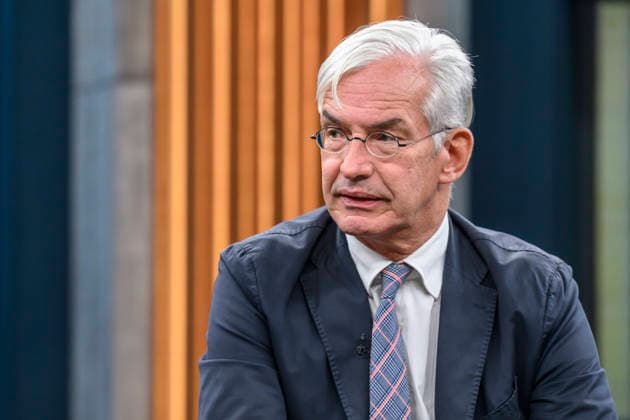im Bild v.l.: Mathias Middelberg, Mitglied im CDU-Präsidium, GER, Berlin, Studio, zu Gast bei - Caren Miosga, Polittalk, TV, Format, Das Erste, aus Berlin Adlershof - am Studio 20, Thema: Nach den Wahlen in Berlin und Mecklenburg-Vorpommern, 20.09.2026, Copyright: HMBxMedia UwexKoch