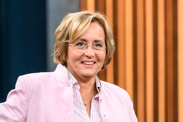 im Bild v.l.: Beatrix von Storch, stellvertretende AfD-Fraktionsvorsitzende, GER, Berlin, Studio, zu Gast bei - Caren Miosga, Polittalk, TV, Format, Das Erste, aus Berlin Adlershof - am Studio 20, Thema: Nach den Wahlen in Berlin und Mecklenburg-Vorpommern, 20.09.2026, Copyright: HMBxMedia UwexKoch