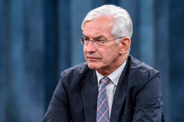 im Bild v.l.: Mathias Middelberg, Mitglied im CDU-Präsidium, GER, Berlin, Studio, zu Gast bei - Caren Miosga, Polittalk, TV, Format, Das Erste, aus Berlin Adlershof - am Studio 20, Thema: Nach den Wahlen in Berlin und Mecklenburg-Vorpommern, 20.09.2026, Copyright: HMBxMedia UwexKoch