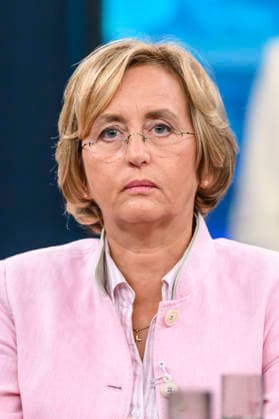im Bild v.l.: Beatrix von Storch, stellvertretende AfD-Fraktionsvorsitzende, GER, Berlin, Studio, zu Gast bei - Caren Miosga, Polittalk, TV, Format, Das Erste, aus Berlin Adlershof - am Studio 20, Thema: Nach den Wahlen in Berlin und Mecklenburg-Vorpommern, 20.09.2026, Copyright: HMBxMedia UwexKoch