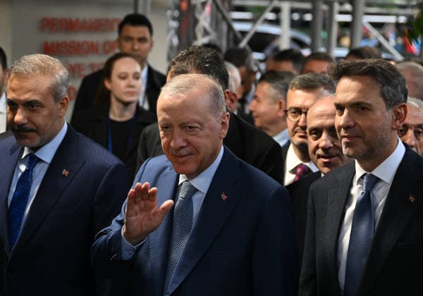 Turkish President Erdogan arrives in US to attend 81st UN General Assembly NEW YORK, UNITED STATES - SEPTEMBER 20: Turkish President Recep Tayyip Erdogan arrives at the Turkish House to attend the 81st session of the United Nations (UN) General Assembly and hold a series of meetings, in New York, United States on September 20, 2026. Mehmet Ali Ozcan Anadolu New York United States. Editorial use only. Please get in touch for any other usage.  Copyright: x2026xAnadoluxMehmetxAlixOzcanx