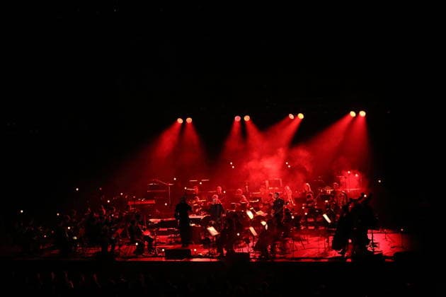 Sigur Ros and The Young ClassX Orchestra bei einem Konzert in der Uber Eats Music Hall in Berlin, 20. September 2026. Sigur Ros Konzert Berlin
