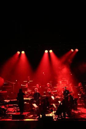 Sigur Ros and The Young ClassX Orchestra bei einem Konzert in der Uber Eats Music Hall in Berlin, 20. September 2026. Sigur Ros Konzert Berlin