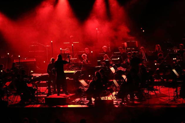 Sigur Ros and The Young ClassX Orchestra bei einem Konzert in der Uber Eats Music Hall in Berlin, 20. September 2026. Sigur Ros Konzert Berlin