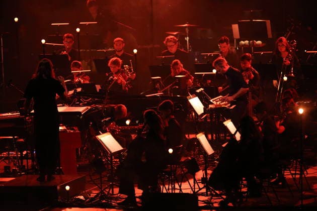 Sigur Ros and The Young ClassX Orchestra bei einem Konzert in der Uber Eats Music Hall in Berlin, 20. September 2026. Sigur Ros Konzert Berlin