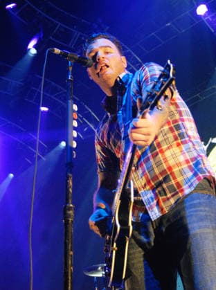 **FILE PHOTO** Chad Gilbert Has Passed Away. DULUTH, GA - SEPTEMBER 01: Chad Gilbert of New Found Glory performs at Arena at Gwinnett Center on September 1, 2010 in Duluth, Georgia. CREDIT: Chris McKay MediaPunch Copyright: xChrisxMcKayx xMediaPunchx