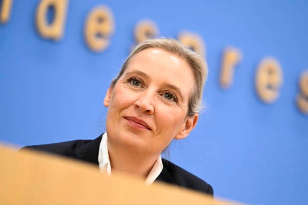 ABB BPK- Alice Weidel, Bundessprecherin der AfD und Co-Vorsitzende der AfD-Fraktion Thema AfD - Auswirkungen der Landtagswahlen in Berlin und Mecklenburg-Vorpommern auf die Bundespolitik Statment auf der BPK Bundespressekonferenz am 21.09.2026 in Berlin Berlin Deutschland