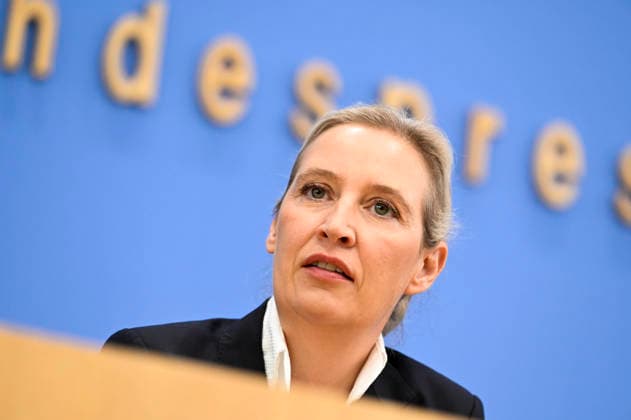 ABB BPK- Alice Weidel, Bundessprecherin der AfD und Co-Vorsitzende der AfD-Fraktion Thema AfD - Auswirkungen der Landtagswahlen in Berlin und Mecklenburg-Vorpommern auf die Bundespolitik Statment auf der BPK Bundespressekonferenz am 21.09.2026 in Berlin Berlin Deutschland