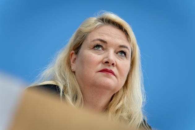 Bundespressekonferenz, AfD Berlin, BPK, AfD, Wahlen, Kristin Brinker, Spitzenkandidatin Berlin Berlin GER