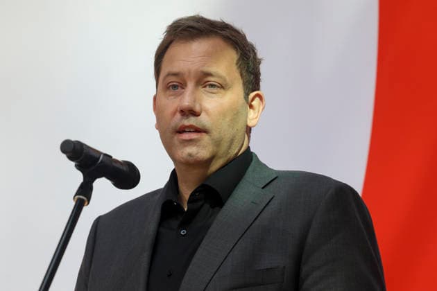 Lars Klingbeil bei der Pressekonferenz nach den Landtagswahlen in Berlin und Mecklenburg Vorpommern im Willy Brandt Haus am 21.09.26 SPD-Spitze zur PK nach Landtagswahlen in Berlin