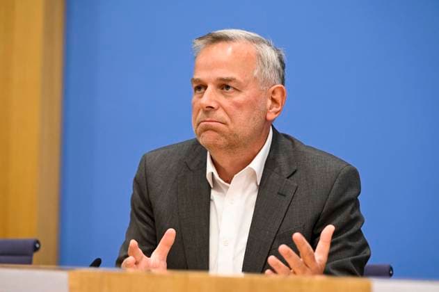 ABB BPK- Leif-Erik Holm, AfD-Mecklenburg-Vorpommern Spitzenkandidat Thema AfD - Auswirkungen der Landtagswahlen in Berlin und Mecklenburg-Vorpommern auf die Bundespolitik Statment auf der BPK Bundespressekonferenz am 21.09.2026 in Berlin Berlin Deutschland