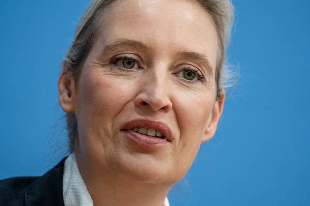 Alice Weidel, Bundesvorsitzende AfD, während der Bundespressekonferenz;Bundespressekonferenz in Berlin - Wahlnachlese nach den Landtagswahlen in Mecklenburg-Vorpommern und Berlin, Berlin Berlin Deutschland Haus der Bundespressekonferenz