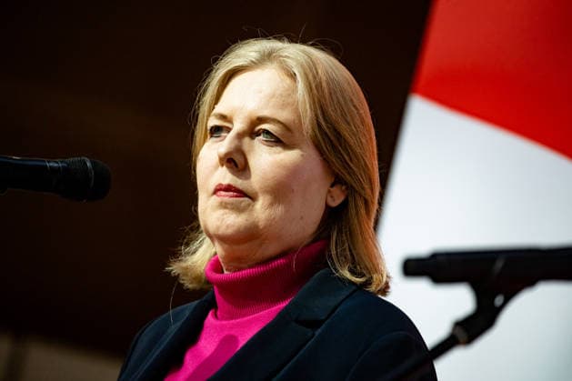 Parteivorsitzende der SPD Bärbel Bas bei einer Pressekonferenz im Willy-Brandt-Haus in Berlin am 21. September 2026. Reaktionen auf den Landtagswahlen in Mecklenburg-Vorpommern und Berlin
