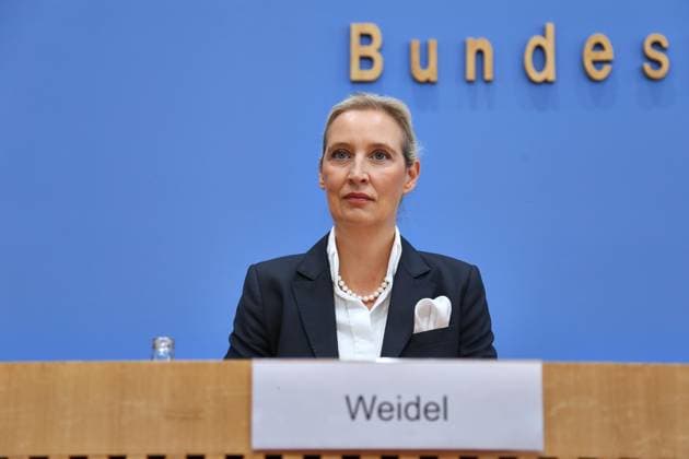 Berlin, Deutschland, 21.09.2026: Bundespressekonferenz: AfD - Auswirkungen der Landtagswahlen in Berlin und Mecklenburg-Vorpommern auf die Bundespolitik: AfD-Vorsitzende Alice Weidel Copyright: xdtsxNachrichtenagenturx dts_135692