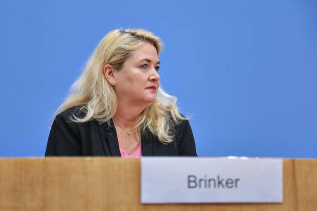 Berlin, Deutschland, 21.09.2026: Bundespressekonferenz: AfD - Auswirkungen der Landtagswahlen in Berlin und Mecklenburg-Vorpommern auf die Bundespolitik: Kristin Brinker, AfD-Spitzenkandidatin für Berlin Copyright: xdtsxNachrichtenagenturx dts_135703