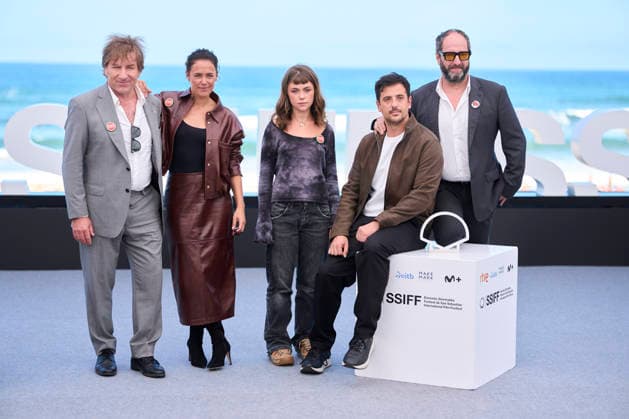 September 21, 2026, Madrid, Madrid, Spain: David Po rez Sao±udo, Antonio de la Torre, Patricia Lopez Arnaiz, Josean Bengoetxea, Haizea Carneros attended Sacamantecas Photocall during 74th San Sebastian International Film Festival at Kursaal Palace on September 21, 2026 in Donostia San Sebastian, Spain Madrid Spain - ZUMAg15_ 20260921_zaf_g15_242 Copyright: xJackxAbuinx