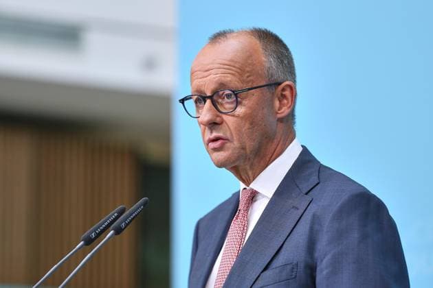 Berlin, Deutschland, 21.09.2026: Konrad-Adenauer-Haus: Pressekonferenz in der CDU-Bundesgeschäftsstelle nach Landtagswahlen in Mecklenburg-Vorpommern und Berlin: Bundeskanzler Friedrich Merz (CDU) Copyright: xdtsxNachrichtenagenturx dts_135764