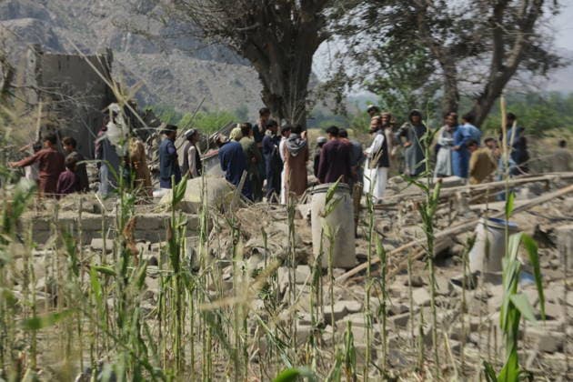 Pakistan says 37 militants killed, Kabul accuses Islamabad of killing 3 civilians KUNAR, AFGHANISTAN - SEPTEMBER 21: Afghans inspect damage following overnight Pakistani airstrikes in Nurgal district of Kunar province, eastern Afghanistan, on September 21, 2026. Pakistan claimed to have killed 37 militants along its border with Afghanistan, while Kabul accused Islamabad of killing three civilians in overnight airstrikes. Shafiullah Kakar Anadolu Kunar Afghanistan. Editorial use only. Please get in touch for any other usage.  Copyright: x2026xAnadoluxShafiullahxKakarx