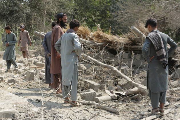 Pakistan says 37 militants killed, Kabul accuses Islamabad of killing 3 civilians KUNAR, AFGHANISTAN - SEPTEMBER 21: A view of the destruction after Pakistani fighter jets carried out airstrikes on eastern Kunar and Paktika provinces, Afghanistan on September 21, 2026. Pakistan claimed to have killed 37 militants along its border with Afghanistan, while Kabul accused Islamabad of killing three civilians in overnight airstrikes. Shafiullah Kakar Anadolu Kunar Afghanistan. Editorial use only. Please get in touch for any other usage.  Copyright: x2026xAnadoluxShafiullahxKakarx
