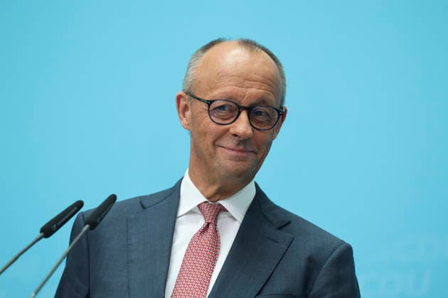 Bundeskanzler und Parteivorsitzender der CDU Friedrich Merz auf der Pressekonferenz nach den Landtagswahlen in Berlin und Mecklenburg Vorpommern im Konrad Adenauer Haus am 21.09.26 in Berlin Friedrich Merz bei Pressekonferenz nach Landtagswahlen in Berlin