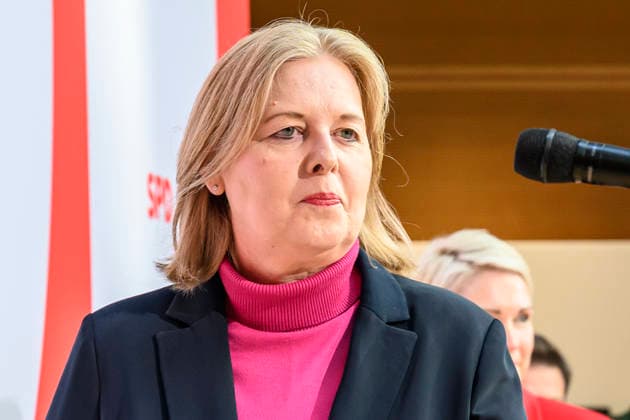 im Bild v.l.: Bärbel Bas, GER, Berlin, SPD Pressekonferenz nach den Wahlen in Berlin und Mecklenburg Vorpommern - MV, im Atrium, Willy-Brandt-Haus, Wilhelmstraße 141, 10963 Berlin, 21.09.2026, Copyright: HMBxMedia UwexKoch