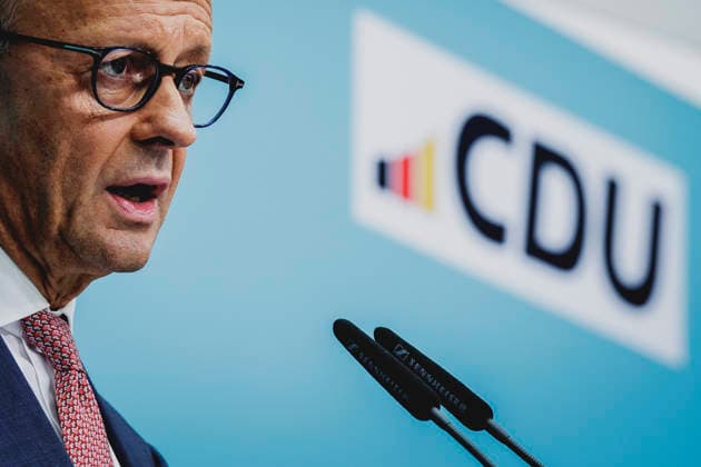 Friedrich Merz (CDU), Bundeskanzler, aufgenommen im Rahmen einer Pressekonferenz als Reaktion auf die Landtagswahl in Mecklenburg-Vorpommern sowie die Berliner Abgeordnetenhauswahl in Berlin, 21.09.2026. Waehrend Die Linke die Wahl in Berlin mit 25,7% vor der CDU gewonnen hat, siegte in Mecklenburg-Vorpommern die AfD mit 38,2% vor der SPD. Erstmals nicht ueber die 5%-Huerde geschafft hat es die CDU in Mecklenburg-Vorpommern. Berlin Deutschland Copyright: xFlorianxGaertnerx