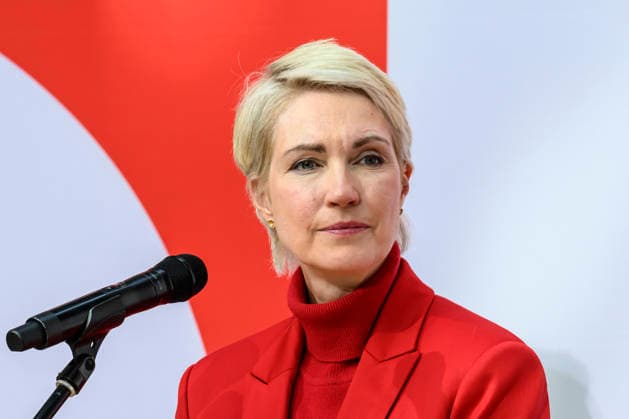 im Bild v.l.: Manuela Schwesig, GER, Berlin, SPD Pressekonferenz nach den Wahlen in Berlin und Mecklenburg Vorpommern - MV, im Atrium, Willy-Brandt-Haus, Wilhelmstraße 141, 10963 Berlin, 21.09.2026, Copyright: HMBxMedia UwexKoch