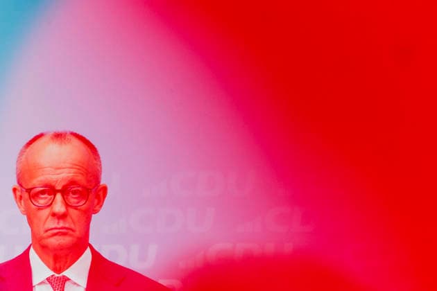 Friedrich Merz (CDU), Bundeskanzler, aufgenommen im Rahmen einer Pressekonferenz als Reaktion auf die Landtagswahl in Mecklenburg-Vorpommern sowie die Berliner Abgeordnetenhauswahl in Berlin, 21.09.2026. Waehrend Die Linke die Wahl in Berlin mit 25,7% vor der CDU gewonnen hat, siegte in Mecklenburg-Vorpommern die AfD mit 38,2% vor der SPD. Erstmals nicht ueber die 5%-Huerde geschafft hat es die CDU in Mecklenburg-Vorpommern. Berlin Deutschland Copyright: xFlorianxGaertnerx