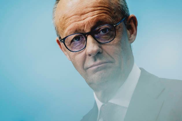 Friedrich Merz (CDU), Bundeskanzler, aufgenommen im Rahmen einer Pressekonferenz als Reaktion auf die Landtagswahl in Mecklenburg-Vorpommern sowie die Berliner Abgeordnetenhauswahl in Berlin, 21.09.2026. Waehrend Die Linke die Wahl in Berlin mit 25,7% vor der CDU gewonnen hat, siegte in Mecklenburg-Vorpommern die AfD mit 38,2% vor der SPD. Erstmals nicht ueber die 5%-Huerde geschafft hat es die CDU in Mecklenburg-Vorpommern. Berlin Deutschland Copyright: xFlorianxGaertnerx