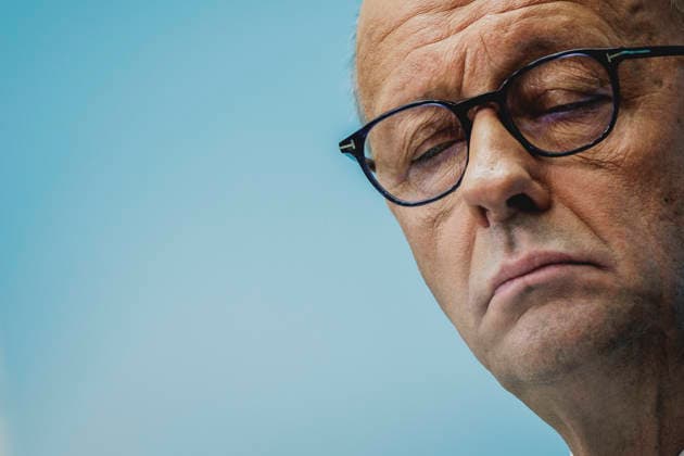 Friedrich Merz (CDU), Bundeskanzler, aufgenommen im Rahmen einer Pressekonferenz als Reaktion auf die Landtagswahl in Mecklenburg-Vorpommern sowie die Berliner Abgeordnetenhauswahl in Berlin, 21.09.2026. Waehrend Die Linke die Wahl in Berlin mit 25,7% vor der CDU gewonnen hat, siegte in Mecklenburg-Vorpommern die AfD mit 38,2% vor der SPD. Erstmals nicht ueber die 5%-Huerde geschafft hat es die CDU in Mecklenburg-Vorpommern. Berlin Deutschland Copyright: xFlorianxGaertnerx