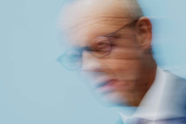 Friedrich Merz (CDU), Bundeskanzler, aufgenommen im Rahmen einer Pressekonferenz als Reaktion auf die Landtagswahl in Mecklenburg-Vorpommern sowie die Berliner Abgeordnetenhauswahl in Berlin, 21.09.2026. Waehrend Die Linke die Wahl in Berlin mit 25,7% vor der CDU gewonnen hat, siegte in Mecklenburg-Vorpommern die AfD mit 38,2% vor der SPD. Erstmals nicht ueber die 5%-Huerde geschafft hat es die CDU in Mecklenburg-Vorpommern. (Aufnahme mit langer Belichtungszeit) Berlin Deutschland Copyright: xFlorianxGaertnerx