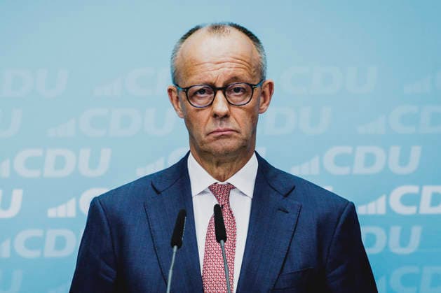 Friedrich Merz (CDU), Bundeskanzler, aufgenommen im Rahmen einer Pressekonferenz als Reaktion auf die Landtagswahl in Mecklenburg-Vorpommern sowie die Berliner Abgeordnetenhauswahl in Berlin, 21.09.2026. Waehrend Die Linke die Wahl in Berlin mit 25,7% vor der CDU gewonnen hat, siegte in Mecklenburg-Vorpommern die AfD mit 38,2% vor der SPD. Erstmals nicht ueber die 5%-Huerde geschafft hat es die CDU in Mecklenburg-Vorpommern. Berlin Deutschland Copyright: xFlorianxGaertnerx