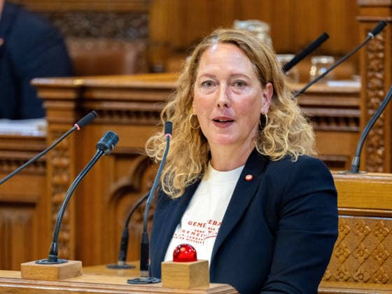 2026-09-21-Wiener Gemeinderat-085 Abgeordnete zum Wiener Landtag und Gemeinderate Judith Pühringer (GRÜNE) am 21. September 2026 beim Wiener Gemeinderat der 17ten Sitzung auf Verlangen FPÖ im Rathaus in Wien, Wien, Österreich.