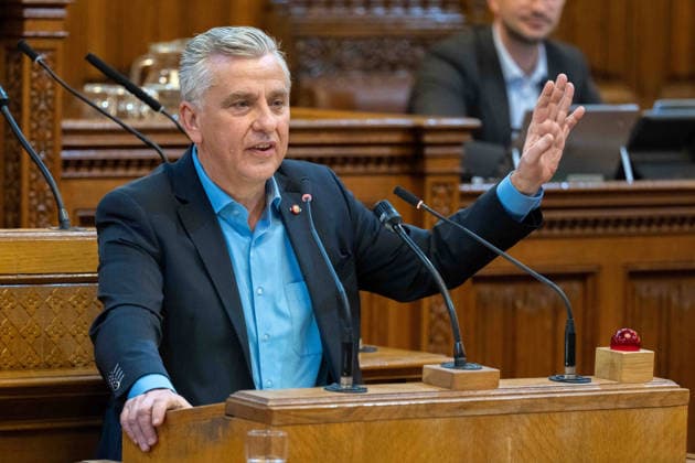2026-09-21-Wiener Gemeinderat-102 Abgeordneter zum Wiener Landtag und Gemeinderat Klubvorsitzender Taucher Josef (SPÖ) am 21. September 2026 beim Wiener Gemeinderat der 17ten Sitzung auf Verlangen FPÖ im Rathaus in Wien, Wien, Österreich.