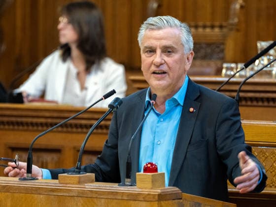 2026-09-21-Wiener Gemeinderat-109 Abgeordneter zum Wiener Landtag und Gemeinderat Klubvorsitzender Taucher Josef (SPÖ) am 21. September 2026 beim Wiener Gemeinderat der 17ten Sitzung auf Verlangen FPÖ im Rathaus in Wien, Wien, Österreich.
